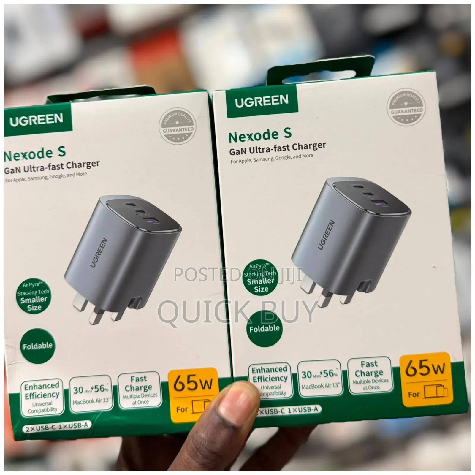Ugreen Nexode S 3 Port Gan Fast Charger