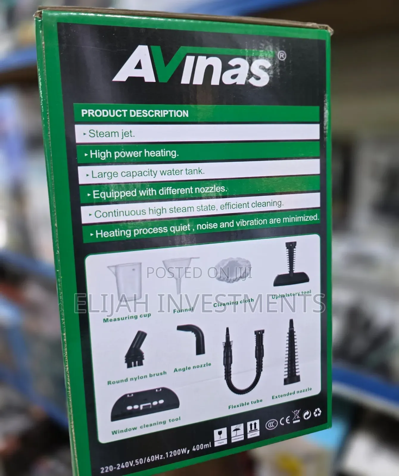 Avinas Av-5091 Is a 9-in-1 Handheld Steam Cleaner