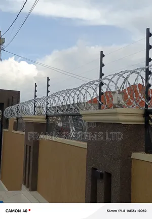 Electric Fence Installation With Surveillance Cameras
