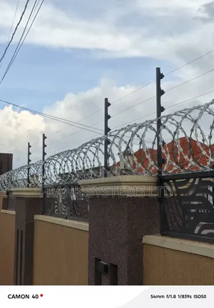 Electric Fence Installation With Surveillance Cameras