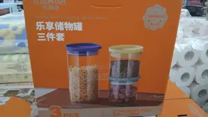 Food Storage Jar 3pc ~ (1100ml, 550ml)