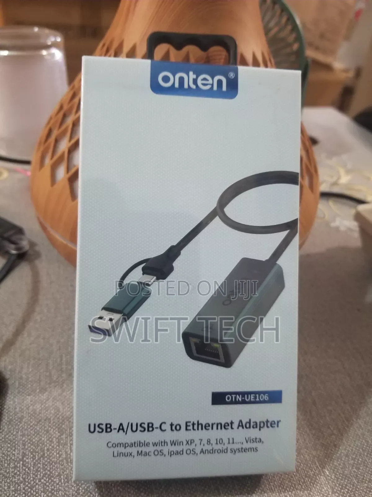 Onten Usb a/Usb C to Ethernet Adapter Ed