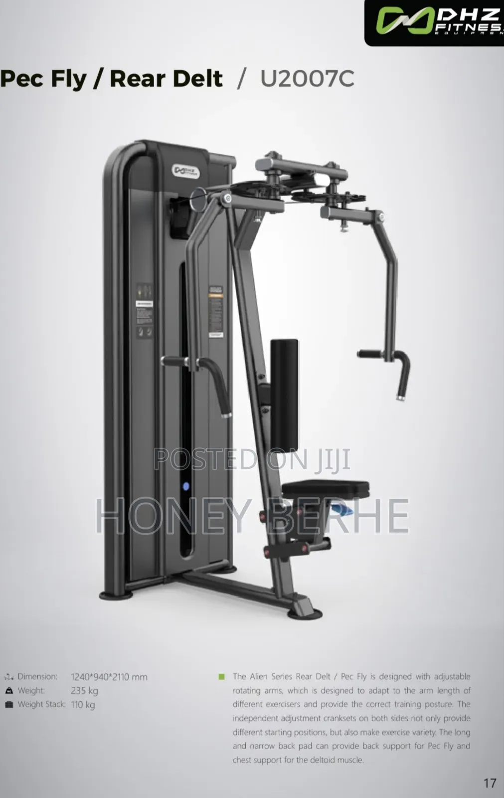 Pec Fly / Rear Delt
