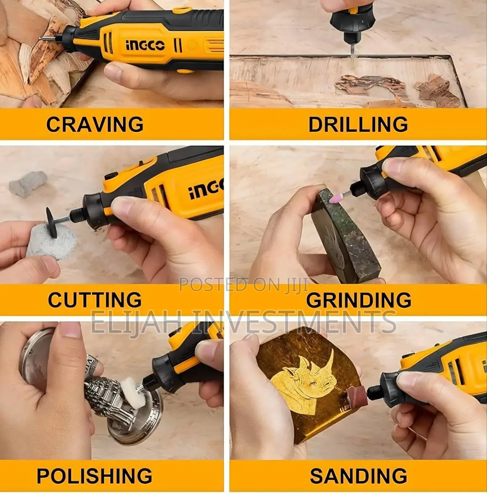 Ingco Multifunctional Mini Drill Grinder