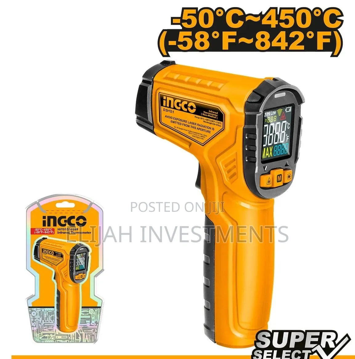 Ingco Industrial Infrared Thermometer