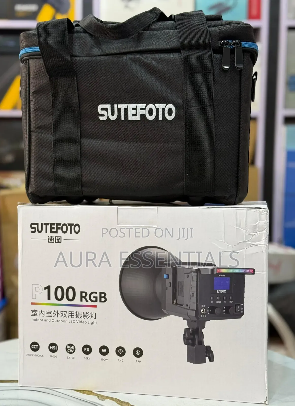 Sutefoto P100 Rgb Rechargeable Video Light