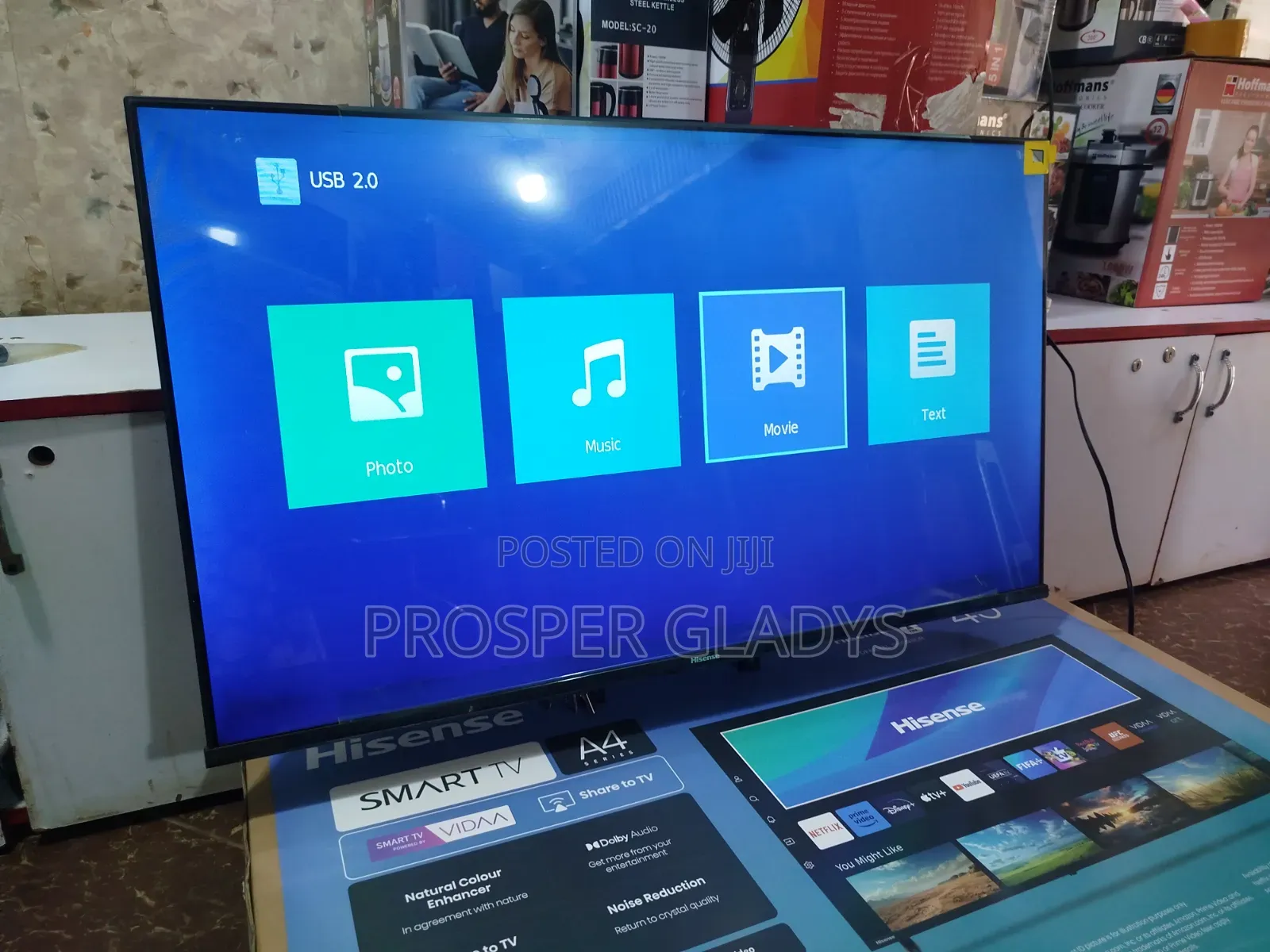 Hisense 43 Digital Flat Screen Flameless