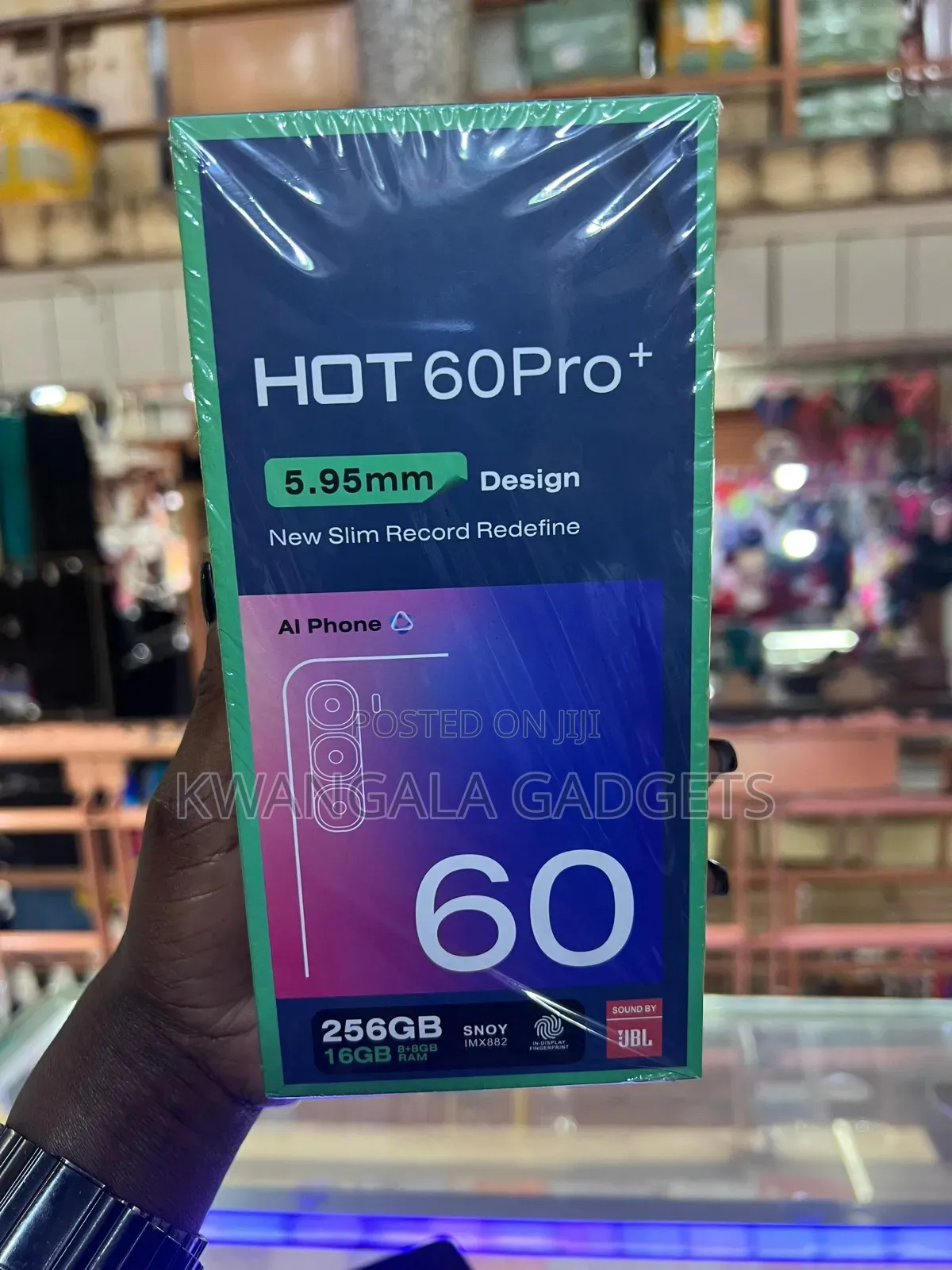 New Infinix Hot 60 Pro+ 256 GB Black