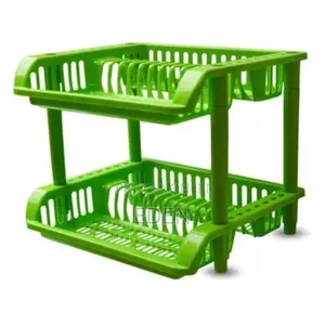 Generic 2 Tier Plastic Rack For Drying Utensils In The Kitchen Home