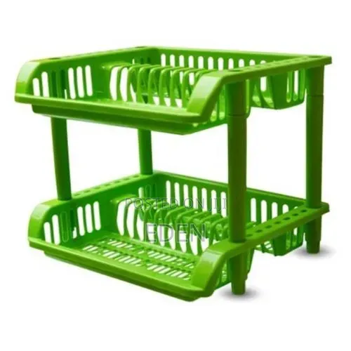 Generic 2 Tier Plastic Rack For Drying Utensils In The Kitchen Home