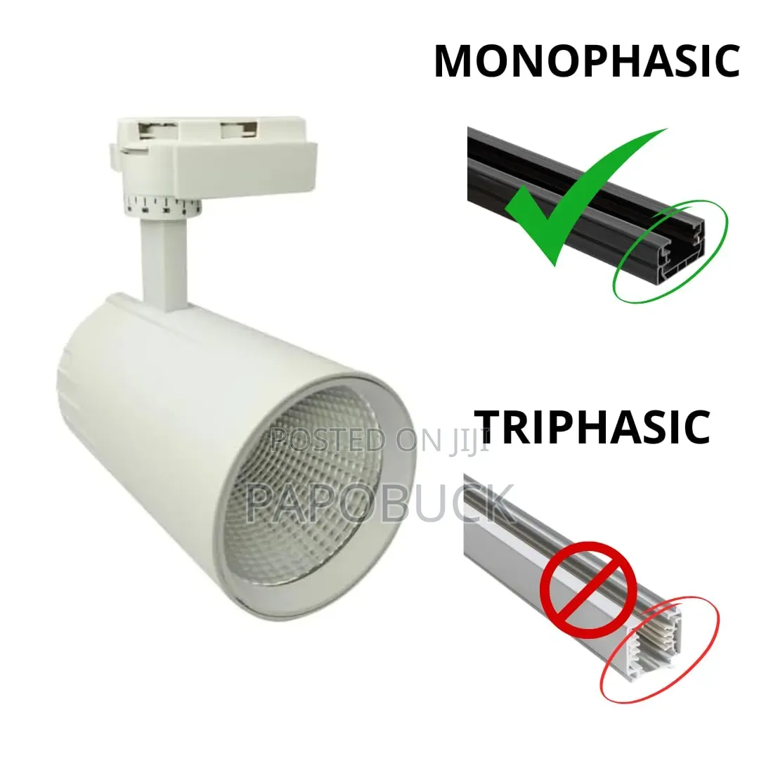 Led Track Light Feature Cob Technology