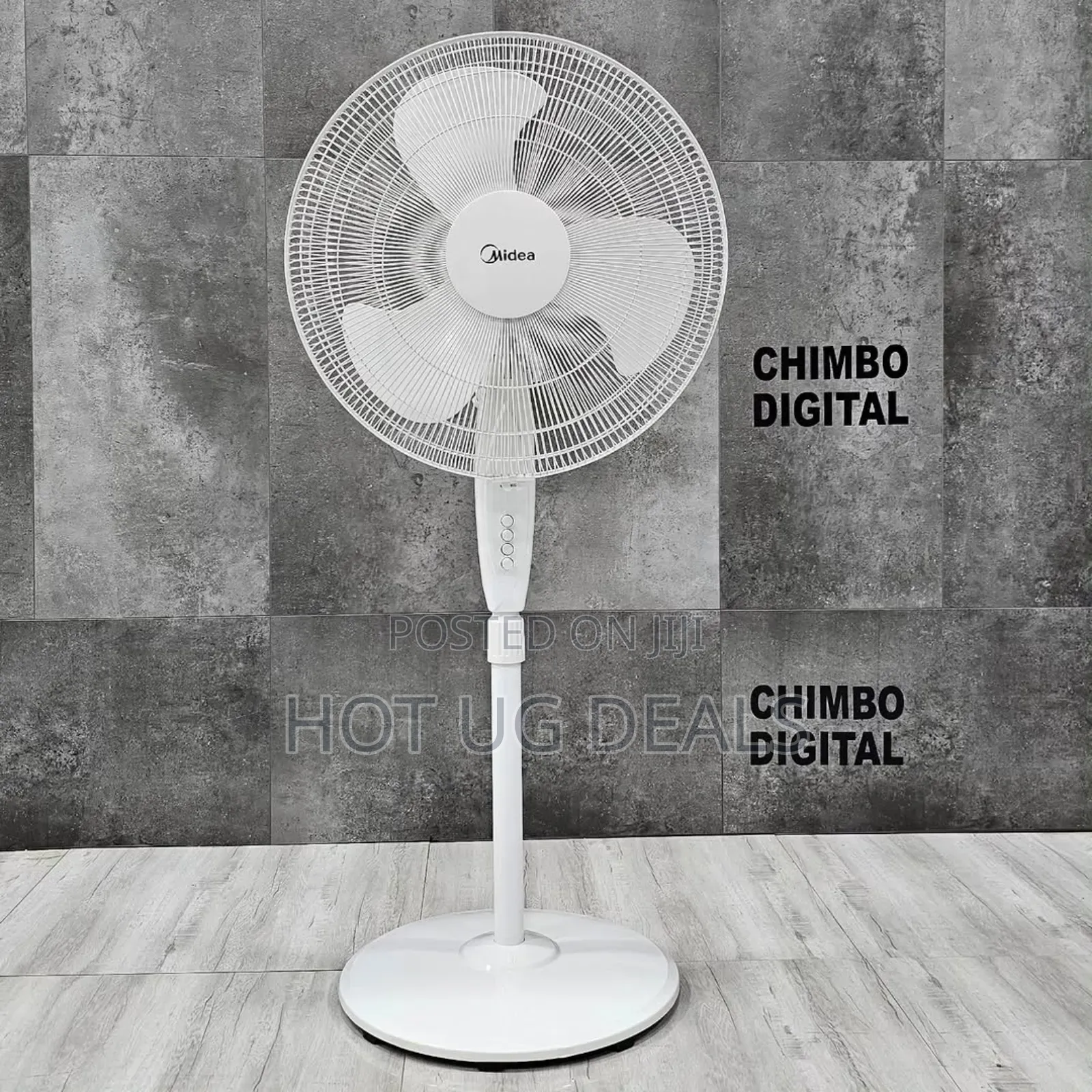 Midea 16 Inch Floor Stand Fan Fs40-19m-White