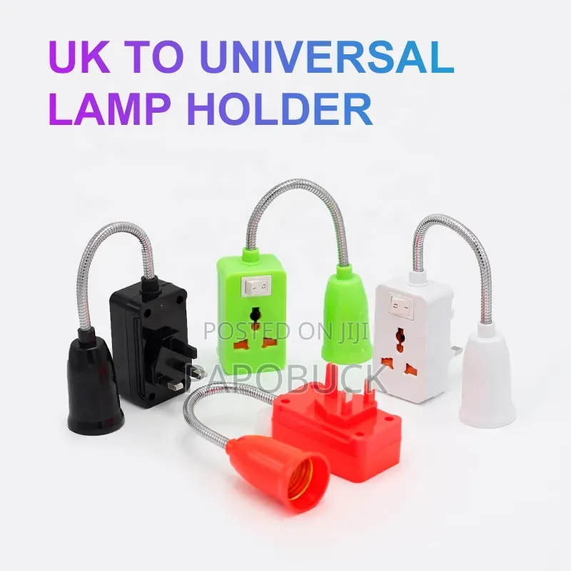 Transform Lamp Holder Featuring a 360-Degree Adjustable Metal Neck