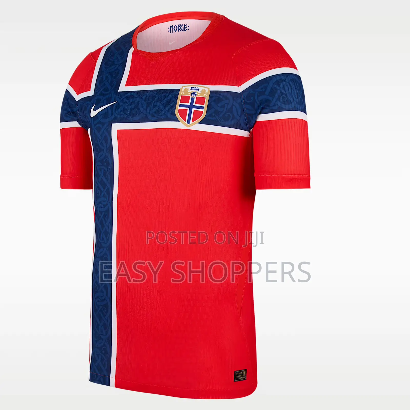 Original Nike Norway 2026 Home Jersey in Chile Red