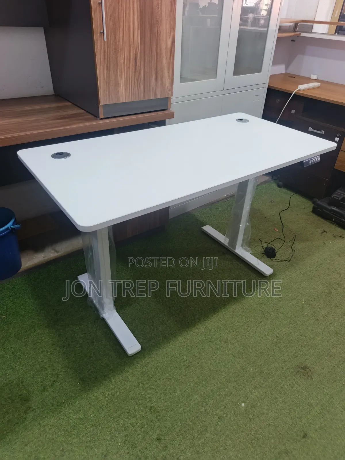 Adjustable Electric Table White