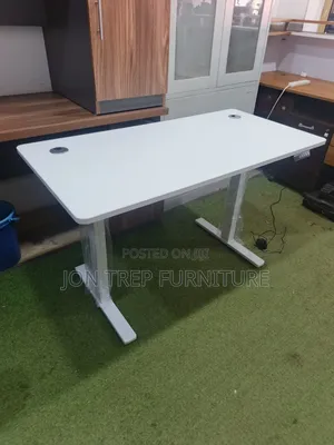 Adjustable Electric Table White