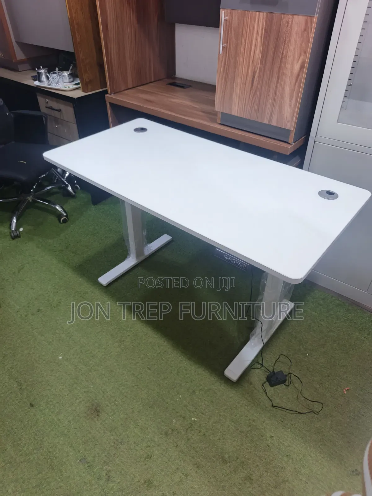 Adjustable Electric Table White
