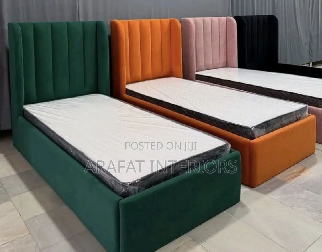 Beautiful Modern Velvet Single Bed