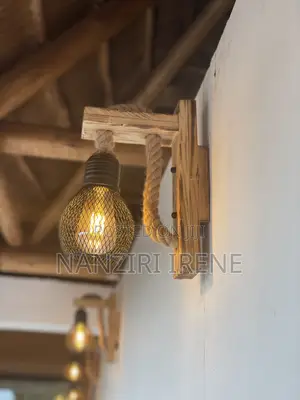 Wooden Wall Light