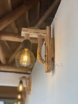 Wooden Wall Light