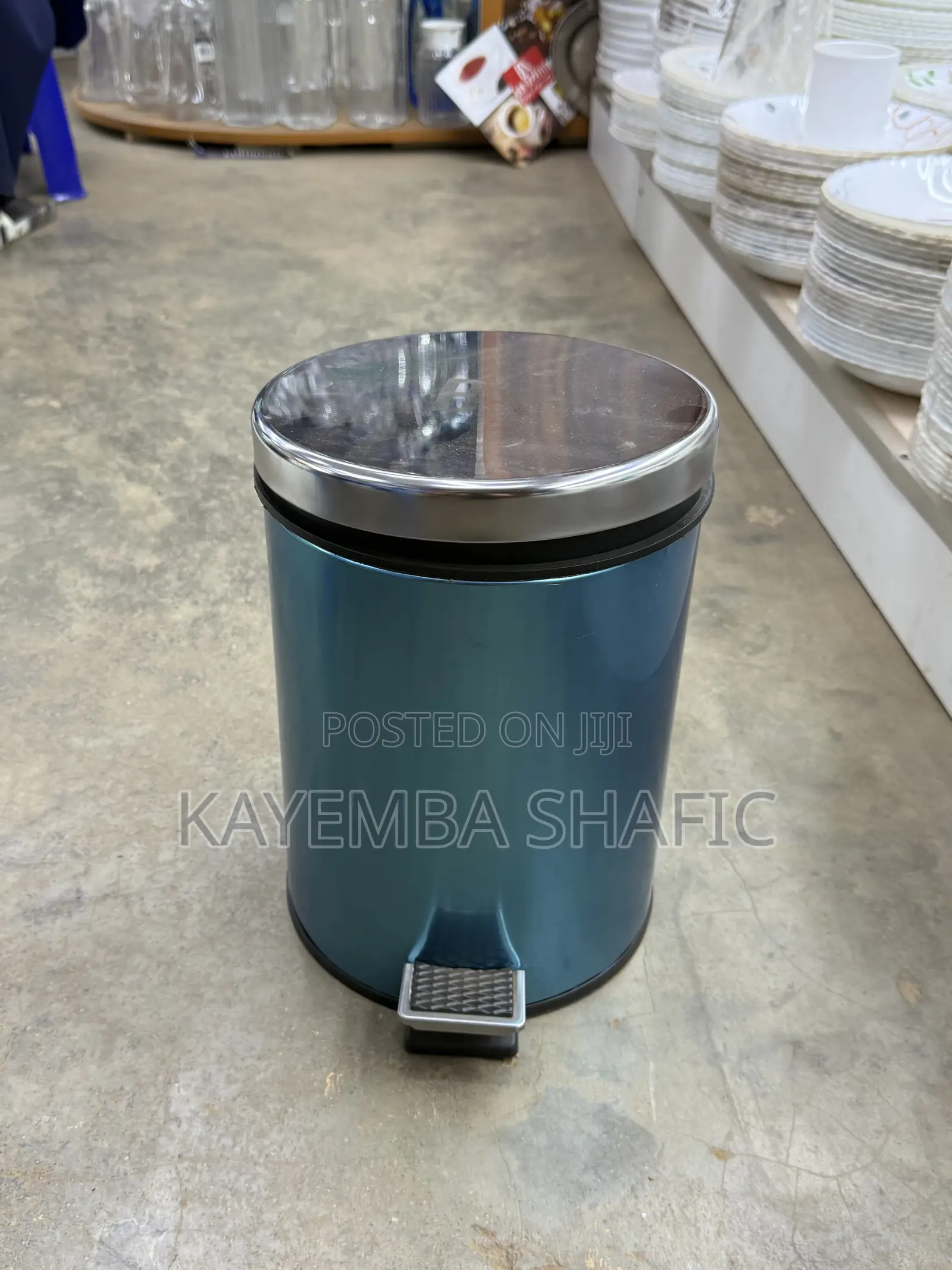 Premium 5l Stainless Steel Pedal Dustbin - Brand New