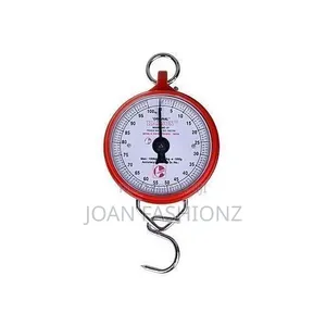Hanson Heavy Duty Portable ,Hook Type 100kgs Weighing Scale _Red