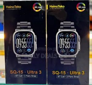 Haino Teko Sq15 Ultra 3 3 Pairs Strap Smart Watch