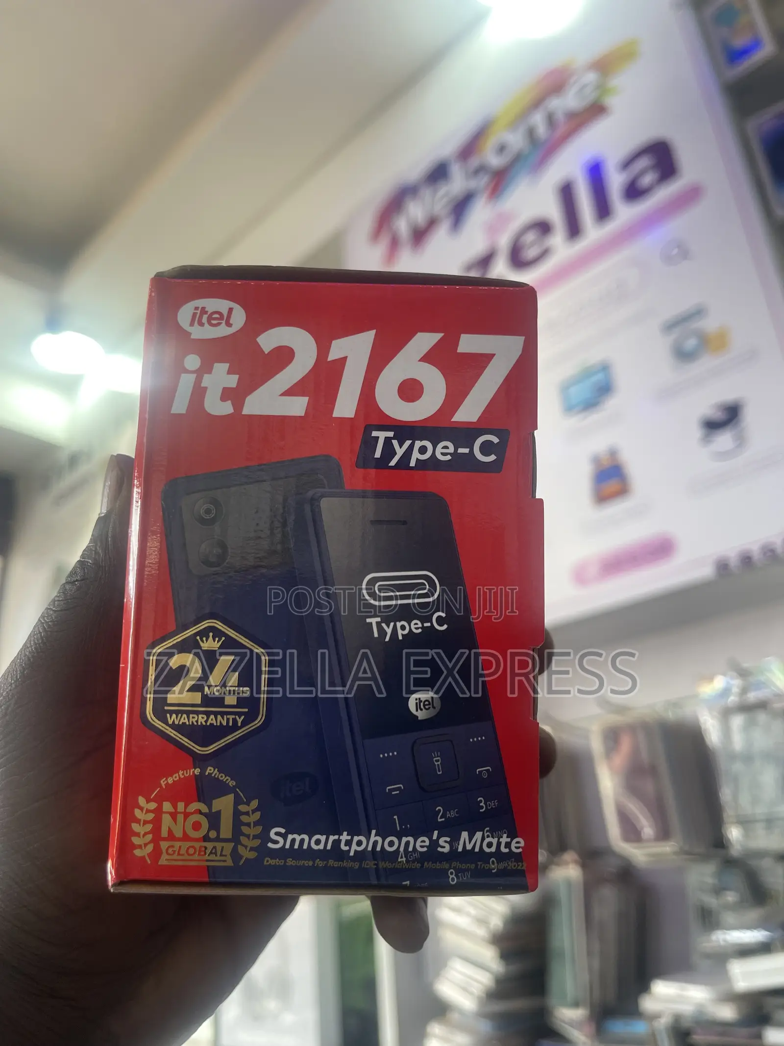 New Itel it2166 Black