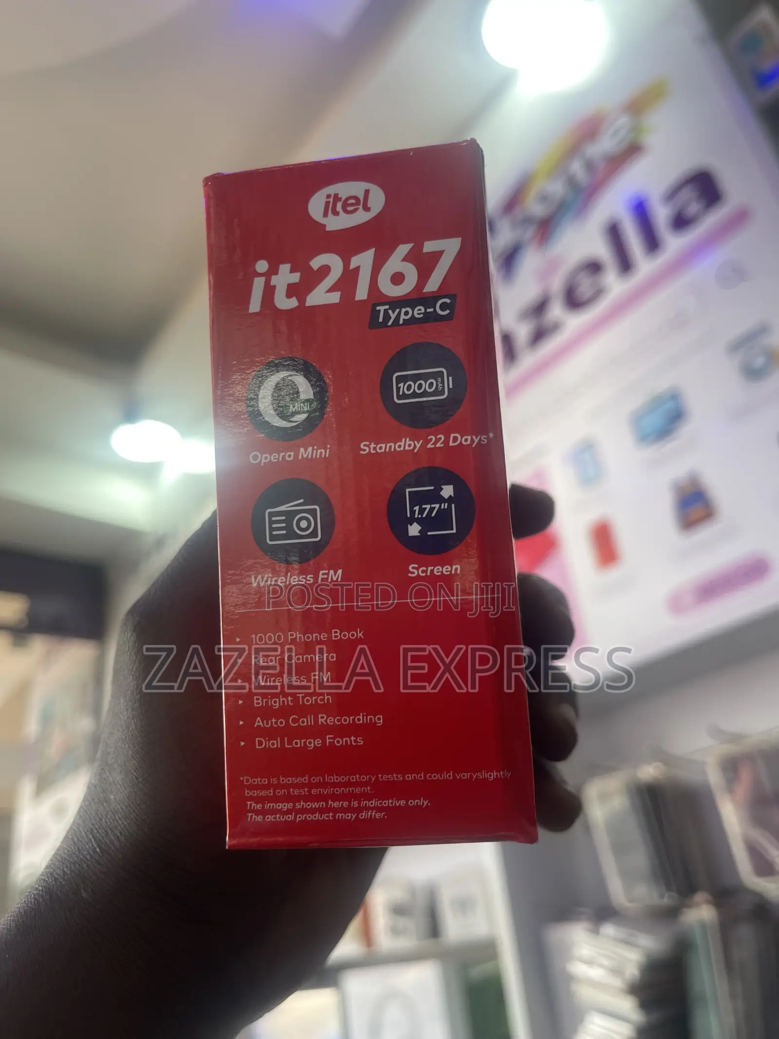 New Itel it2166 Black