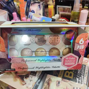 Msyaho Professional 10 Color Baked Highlighter Palette