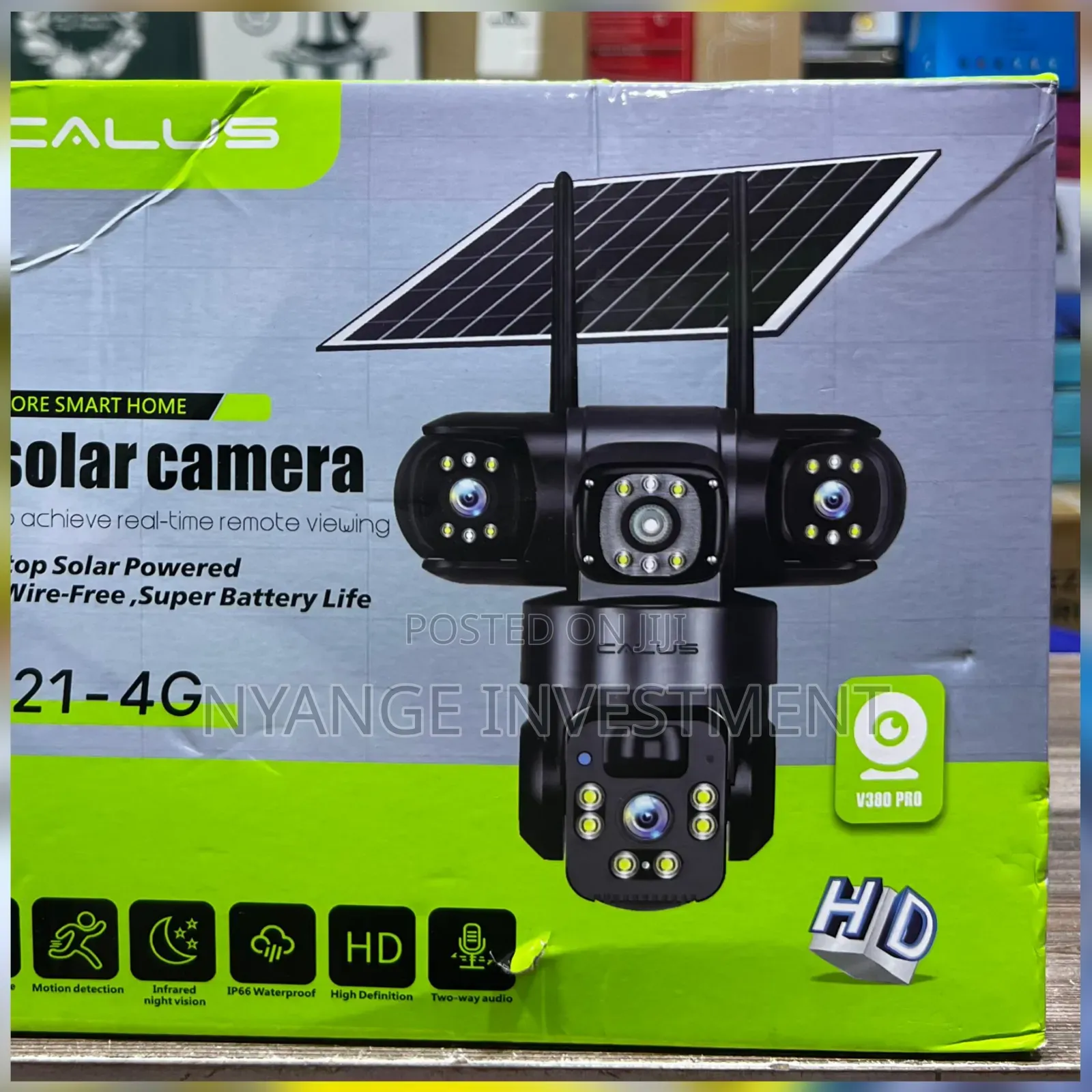 Callus Vc12 4 G Hd Camera( With V380 Pro Camera Lense)