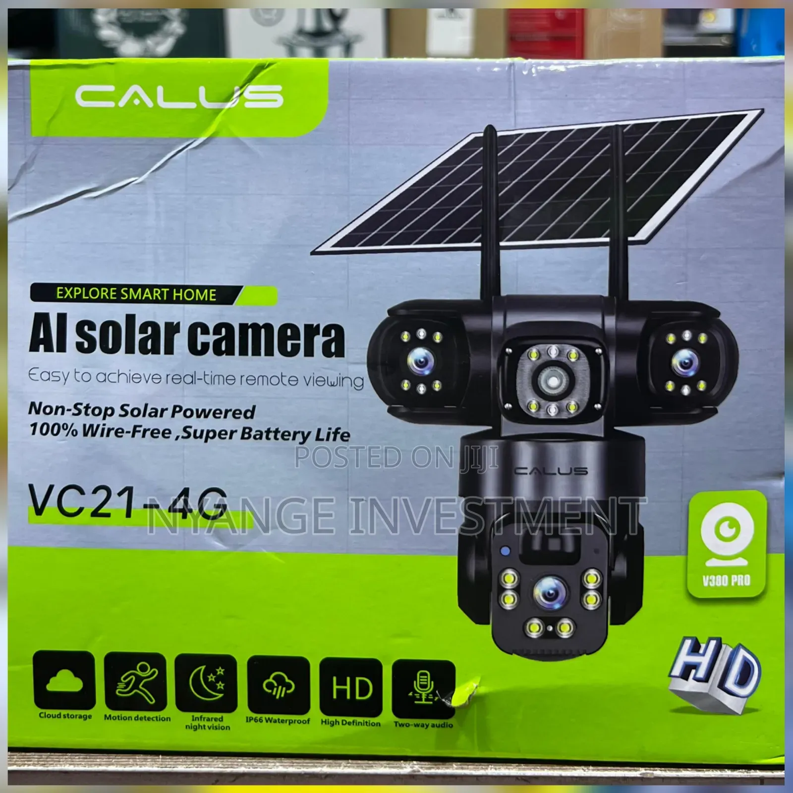 Callus Vc12 4 G Hd Camera( With V380 Pro Camera Lense)