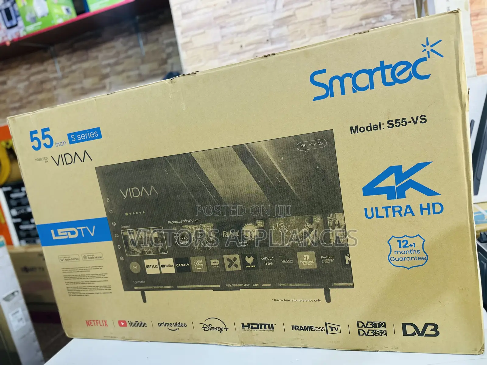 Smartec 55inches Uhd Vidaa Smart Tv