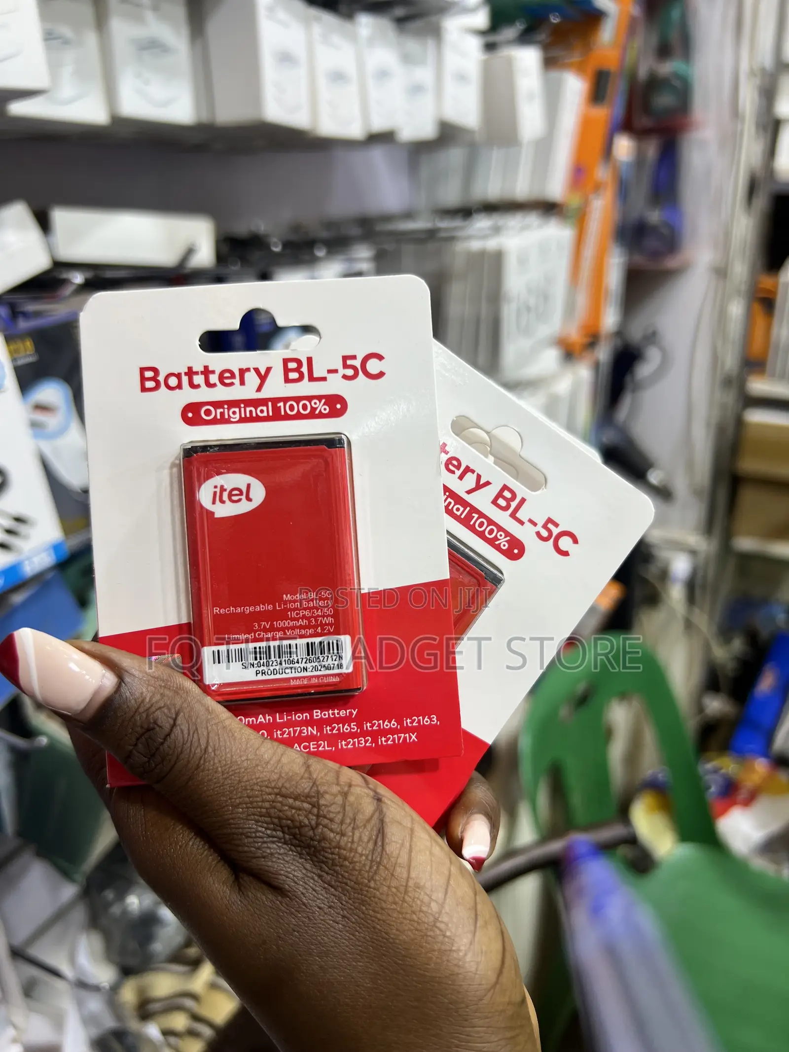 Original Itel Battery Bl-5c