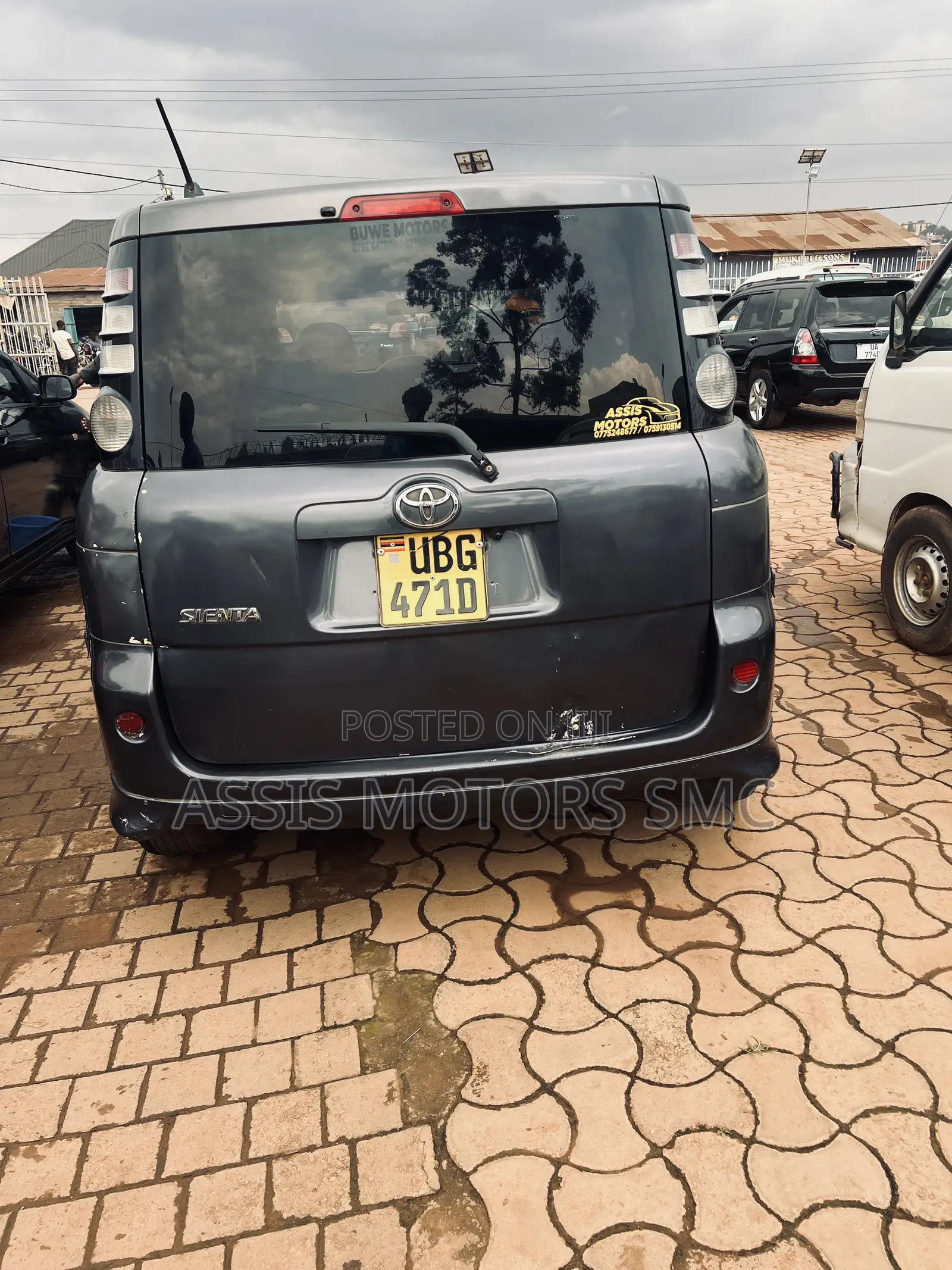 Toyota Sienta 2008 Gray