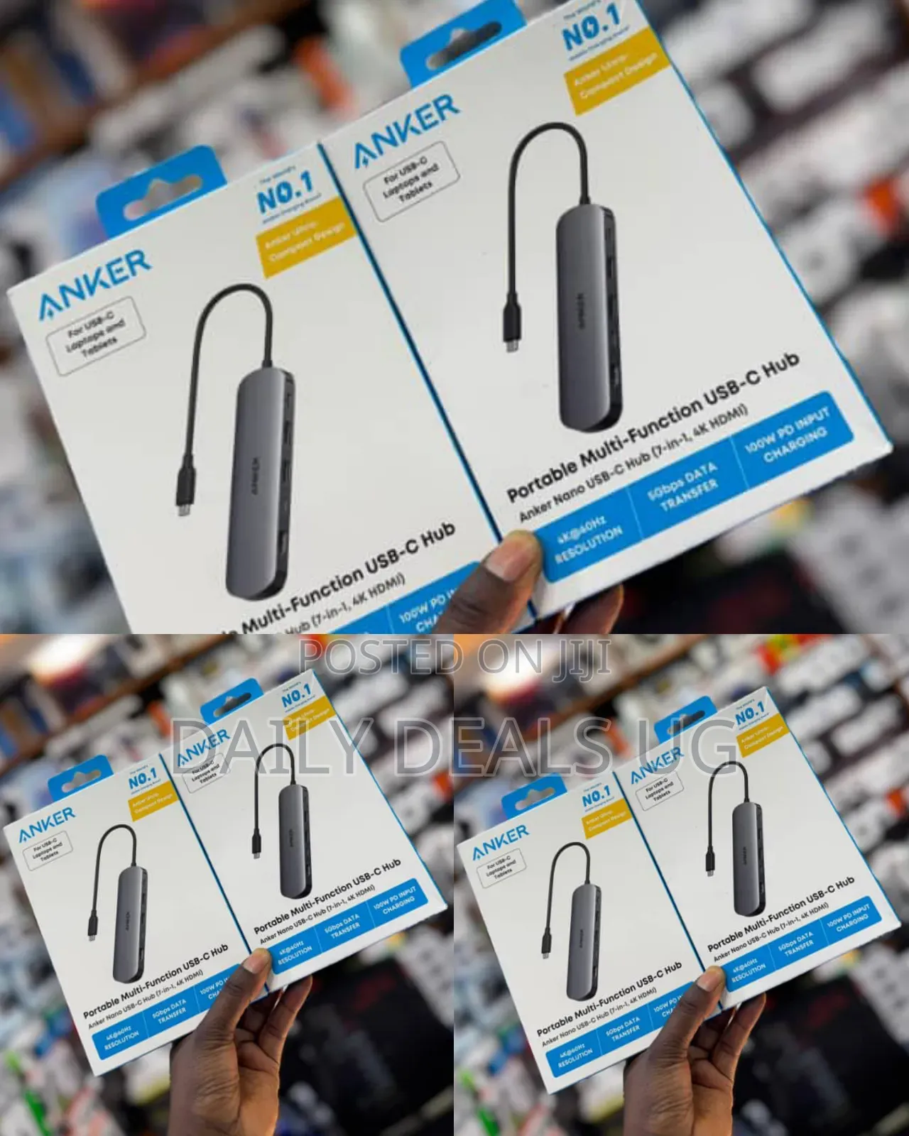 Anker Portable Muiti -Function Usb-C Hub 7 in 1 Hdm1