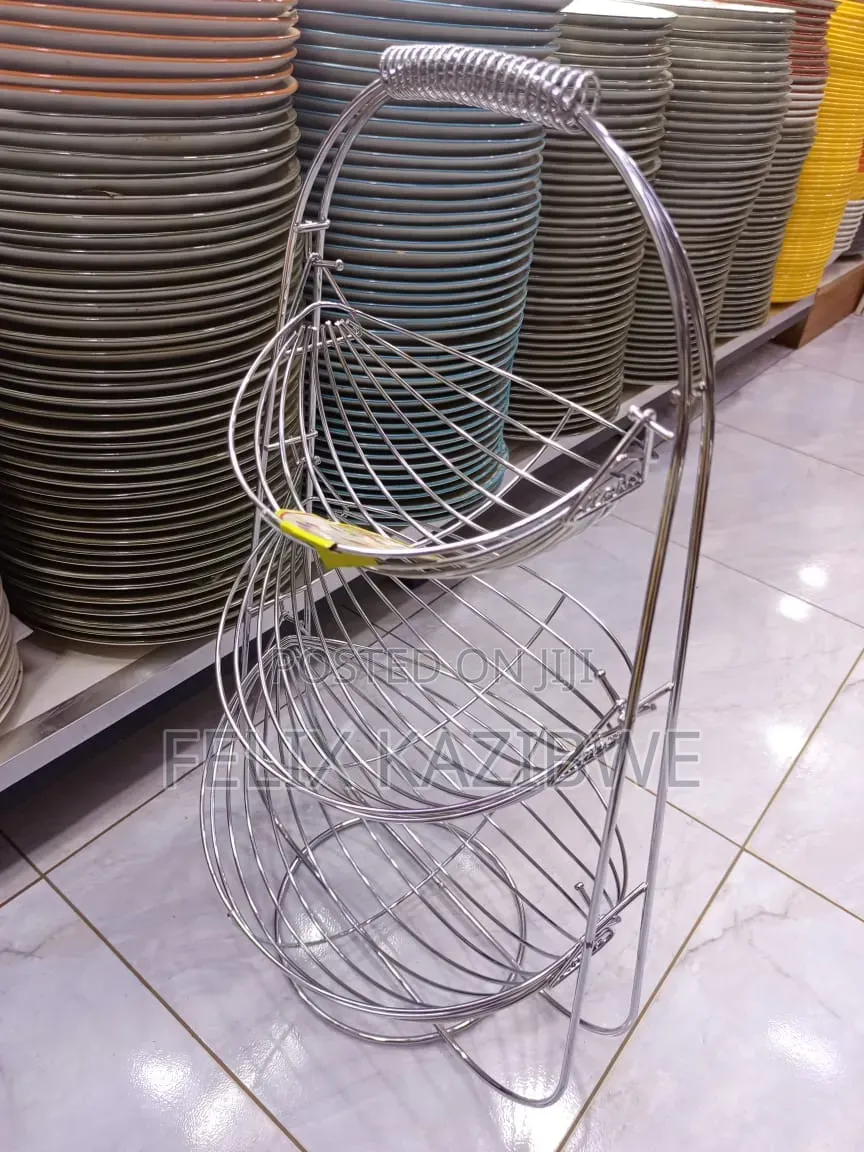 3 Tier Metal Fruit Basket Bowls