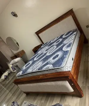 New King Size Wooden Bed in Mugavu