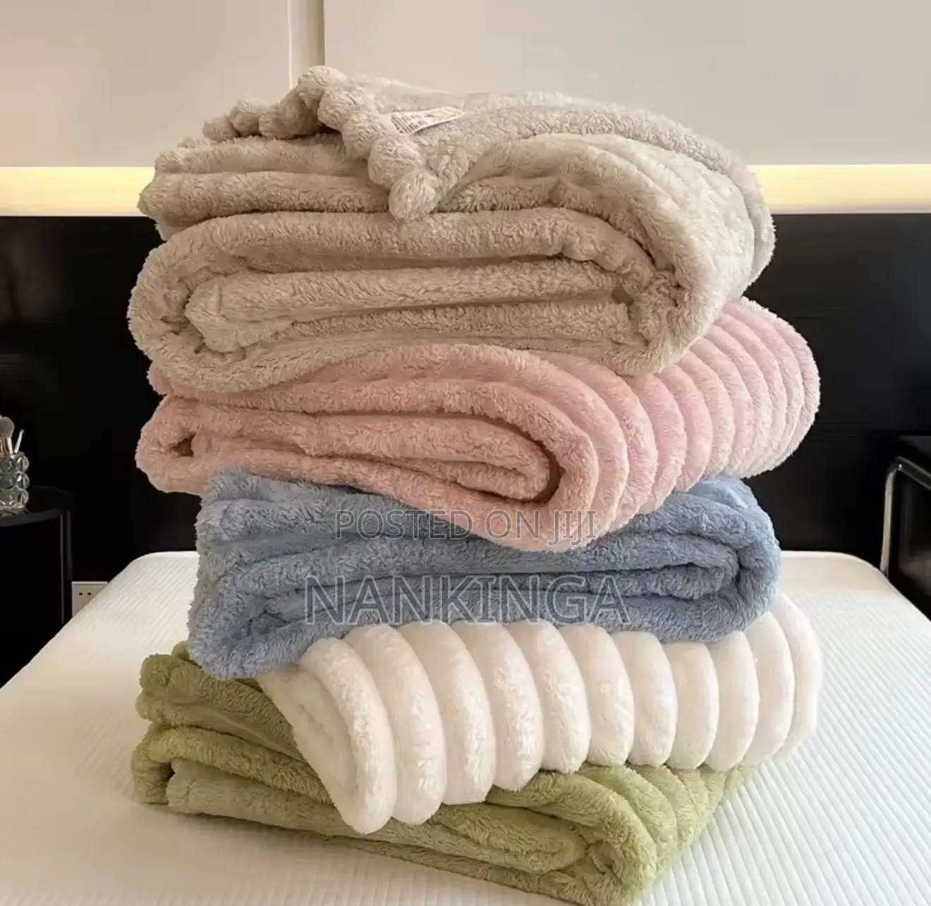 3 PCS Woolen Bedcovers
