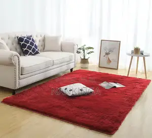 Fluffy Carpets Red (5x6)