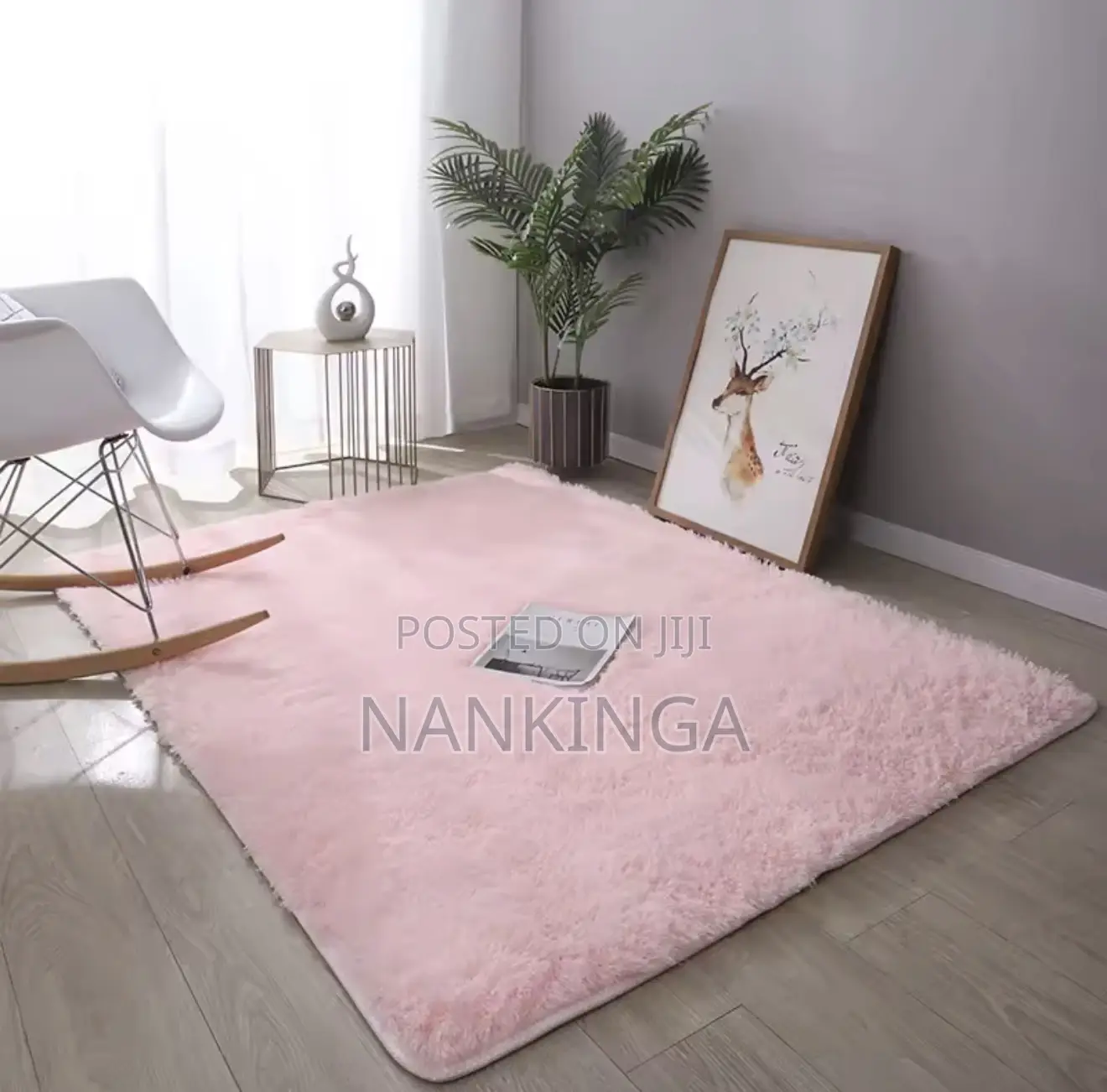 Pink Fluffy Carpets (5x6)