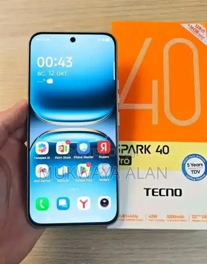 New Tecno Spark 40 Pro 256 GB Gold