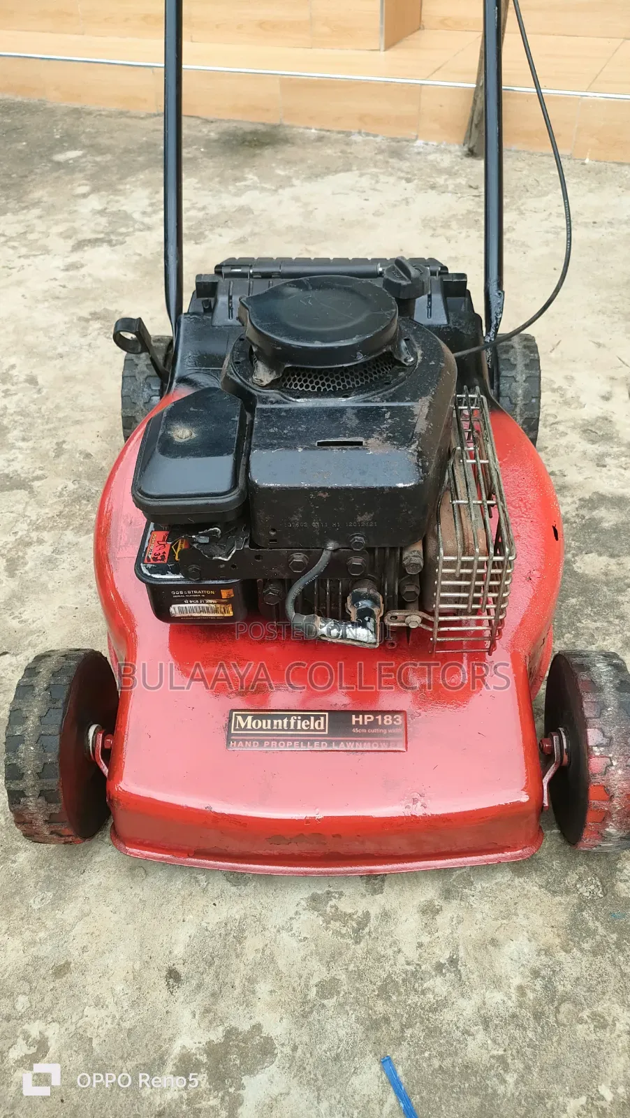 Uk Used Mountfield Hp183 Hand-propelled Lawnmower.