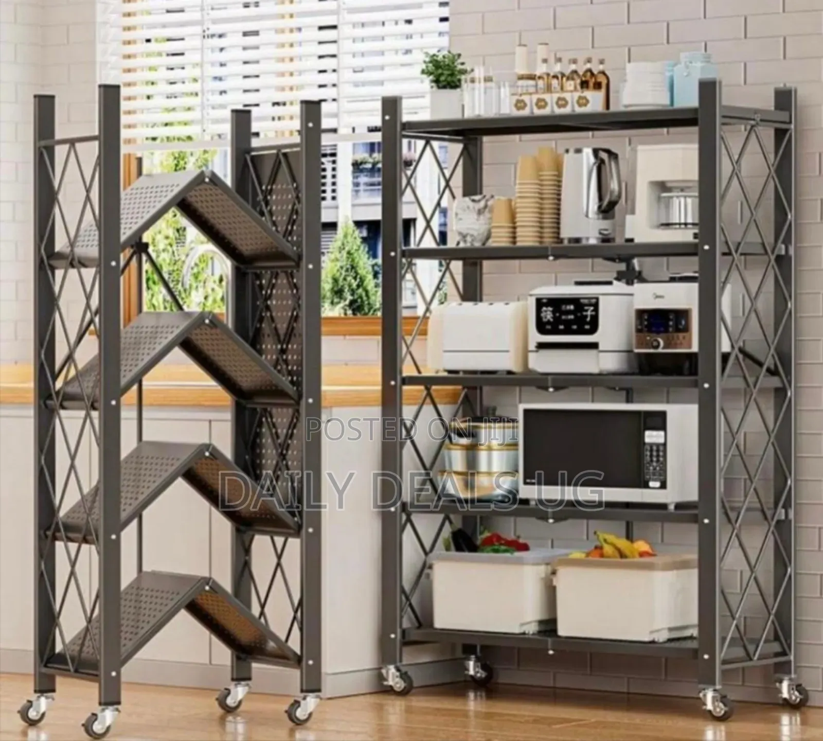 Foldable Metal Kitchen Rack