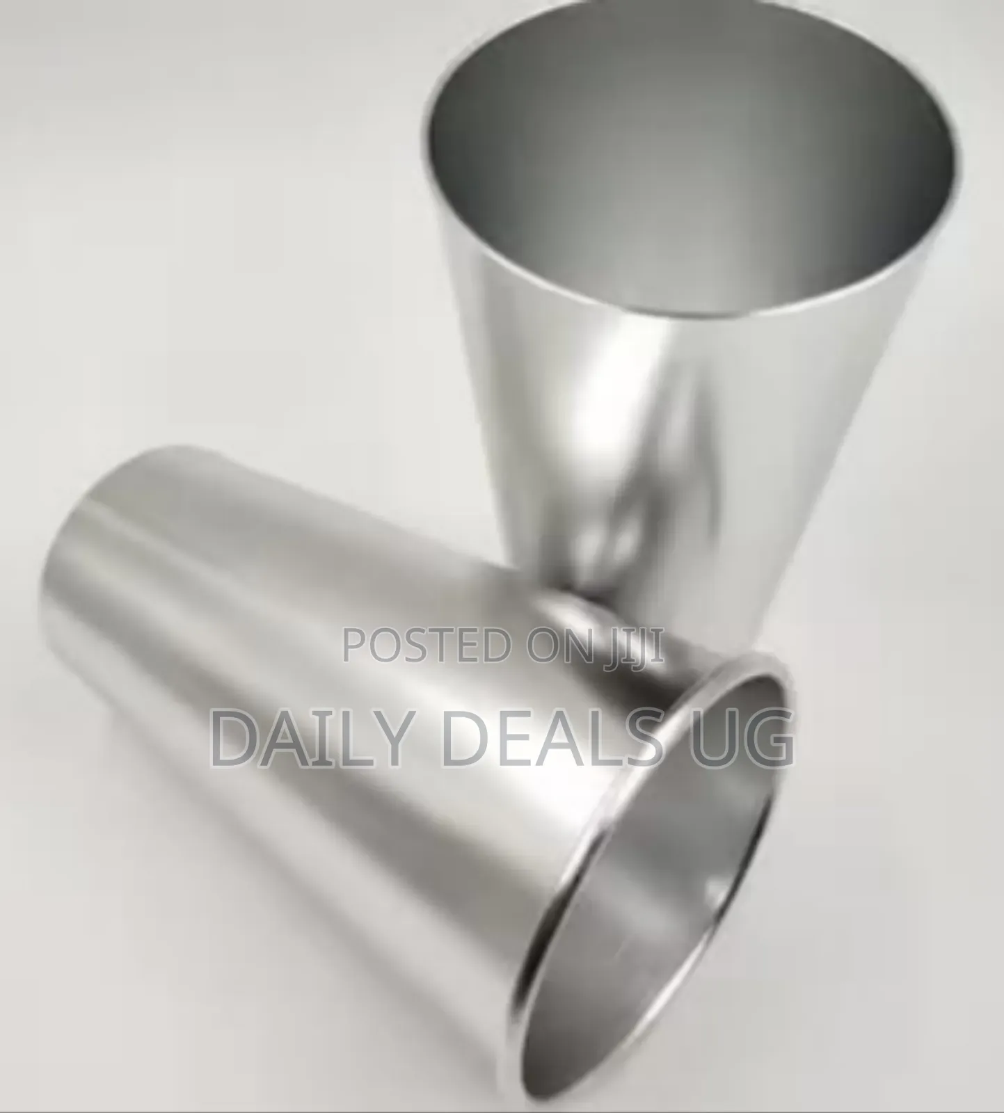 12 Pack 400mls Stainless Steel Pint Cups Water Glass
