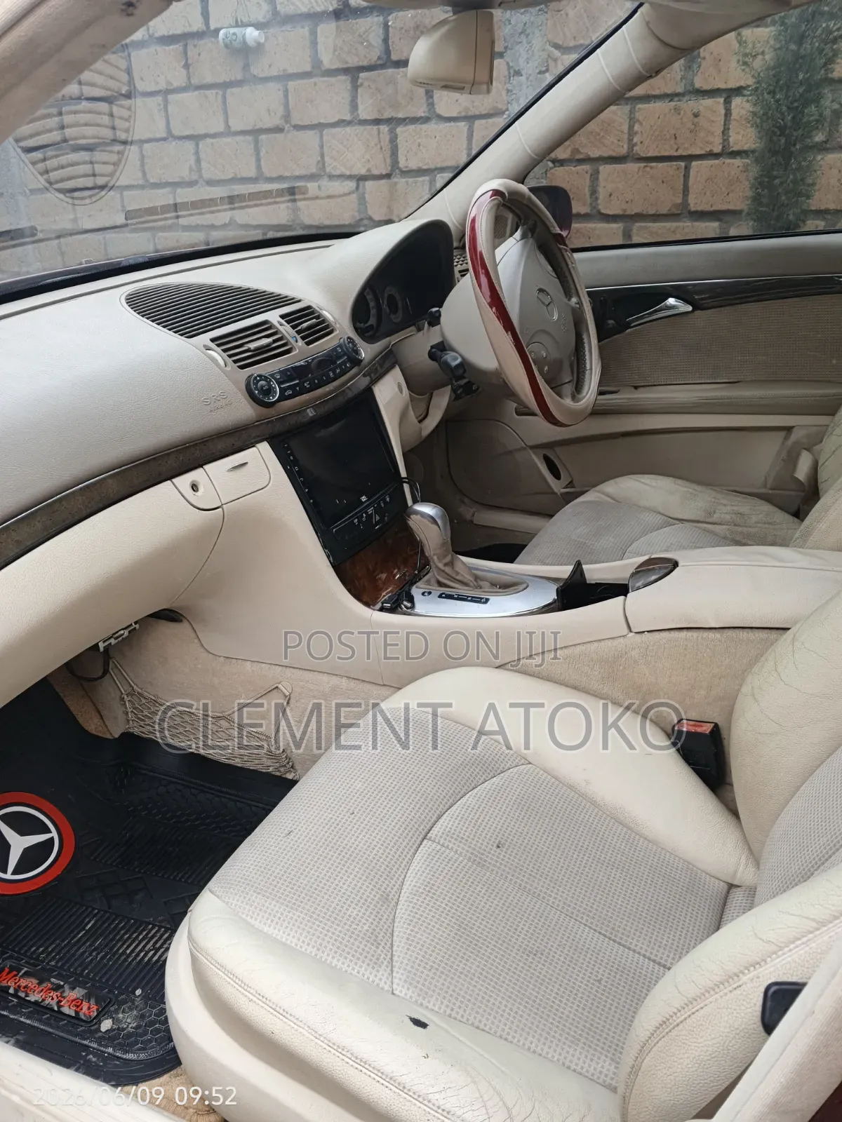 Mercedes-Benz E320 2002 Red