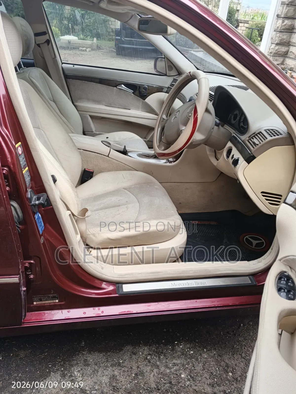 Mercedes-Benz E320 2002 Red