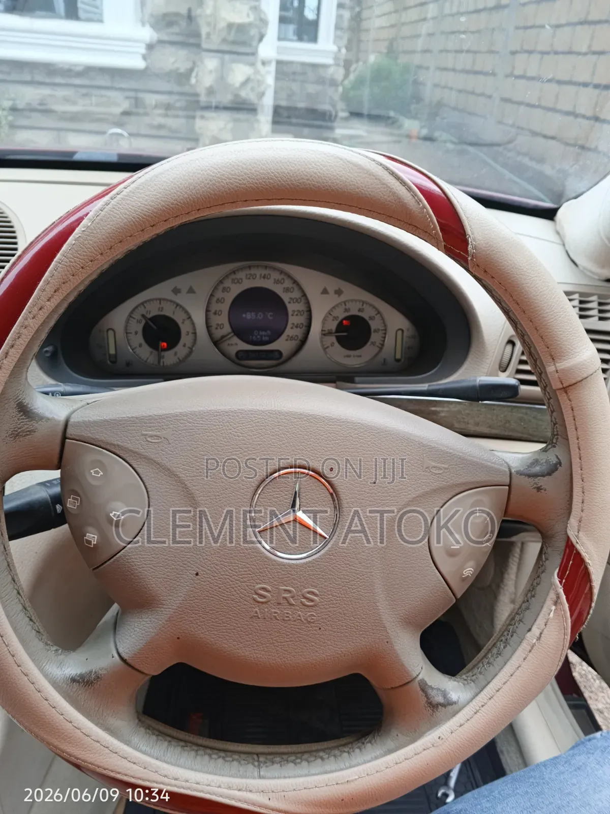 Mercedes-Benz E320 2002 Red