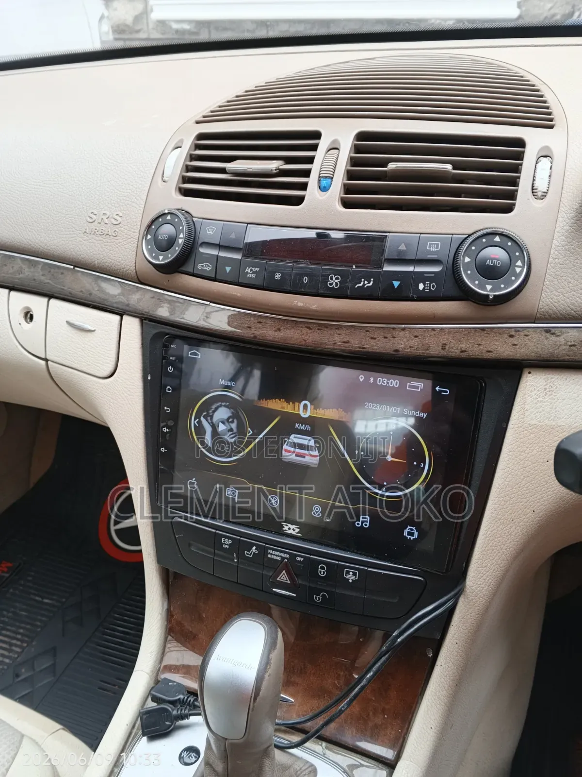 Mercedes-Benz E320 2002 Red