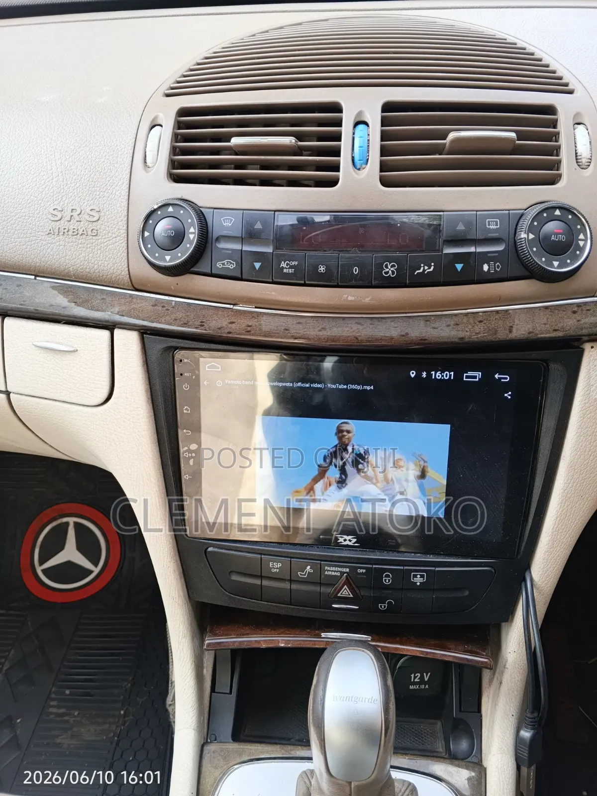 Mercedes-Benz E320 2002 Red